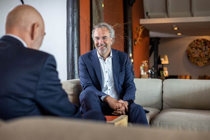 Wijnand Lodder en Dany Venema in gesprek