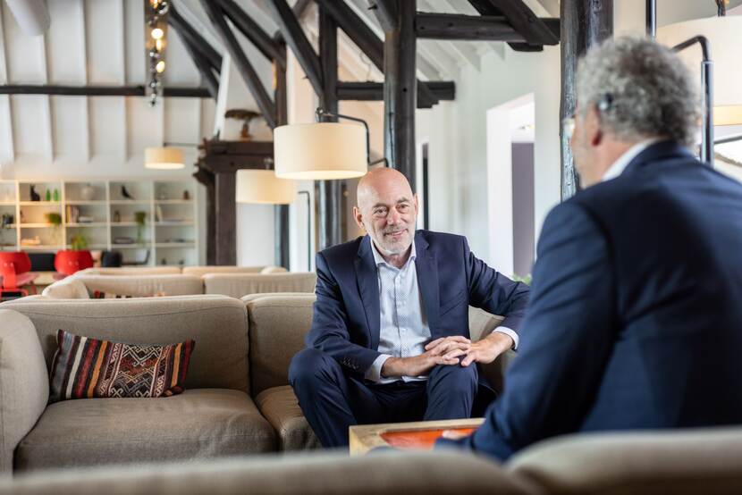 Wijnand Lodder en Dany Venema in gesprek