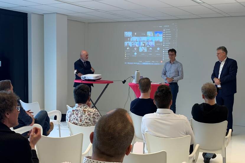 Eindpresentatie als afsluiting van de innovatieweek van Justid