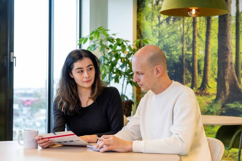 Sharona en Maarten in gesprek